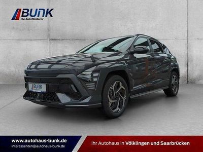 Gebraucht Hyundai Kona N Line 141 PS (103 kW) 2024 Grau SUV