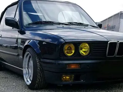 Gebraucht BMW 325 Cabriolet Sport Line 170 PS (125 kW) 1990 Schwarz Cabrio