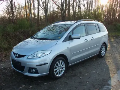 Gebraucht Mazda 5 Comfort 116 PS (85 kW) 2008 Silber Van / Kleinbus