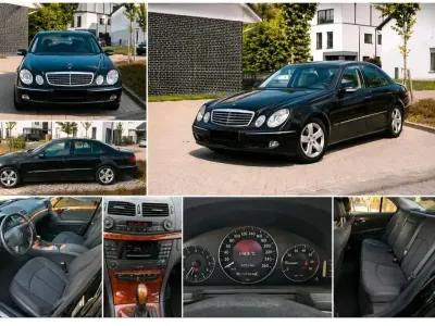 Brugt Mercedes E200 222 HK (163 kW) 2004 Sort Sedan