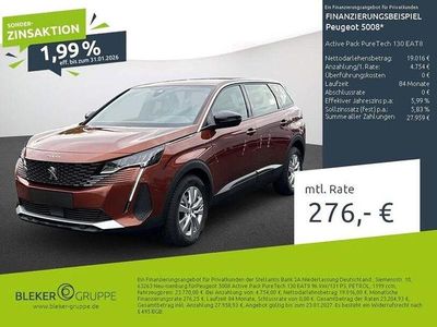 Gebraucht Peugeot 5008 Active 131 PS (96 kW) 2023 Lackierung cuprite/metallic klarlack Van / Kleinbus