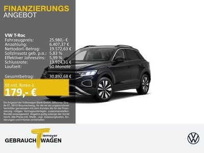Gebraucht VW T-Roc IQ Drive 150 PS (110 kW) 2023 Schwarz SUV