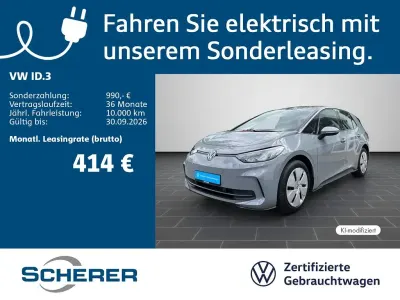 Gebraucht VW ID.3 Pro 150 kW (204 PS) 2024 Mondsteingrau Kleinwagen