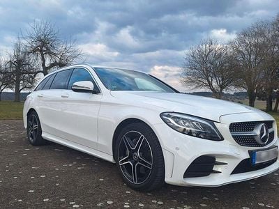 Gebraucht Mercedes C200 AMG 184 PS (135 kW) 2020 Weiß Kombi