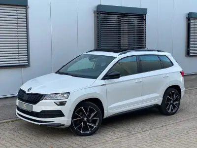 Gebraucht Skoda Karoq SportLine 150 PS (110 kW) 2019 Weiß SUV