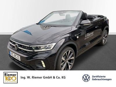 Gebraucht VW T-Roc Cabriolet R-line 150 PS (110 kW) 2024 Deep black perleffekt Cabrio
