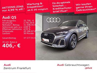 Gebraucht Audi Q5 S-Line 367 PS (269 kW) 2022 Grau SUV