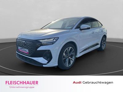 Weiss Gebraucht 2022 Audi Q4 Sportback e-tron S-Line SUV | 31.980 € (Teuer)