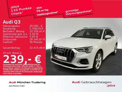 Gebraucht Audi Q3 Ambiente 245 PS (180 kW) 2021 Gletscherweiß metallic SUV