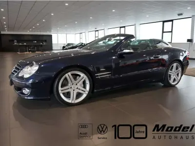 Gebraucht Mercedes SL350 272 PS (200 kW) 2007 Tansanitblau metallic Cabrio