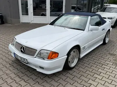 Gebraucht Mercedes SL500 AMG 326 PS (239 kW) 1989 Weiß Cabrio