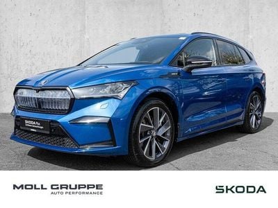 Gebraucht Skoda Enyaq iV SportLine 194 kW (265 PS) 2023 Raceblau (metallic) SUV