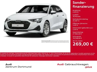 Gebraucht Audi A3 Ambiente 116 PS (85 kW) 2025 Gletscherweiß metallic Limousine