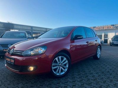 Gebraucht VW Golf VI Style 86 PS (63 kW) 2012 Rot Kleinwagen