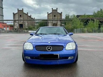 Gebraucht Mercedes SLK200 136 PS (100 kW) 1998 Blau Cabrio