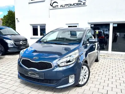 Gebraucht Kia Carens DREAM-TEAM Edition 141 PS (103 kW) 2015 Blau Van / Kleinbus