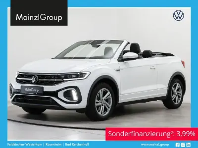 Gebraucht VW T-Roc Cabriolet R-line 150 PS (110 kW) 2023 Pure white/schwarz Cabrio