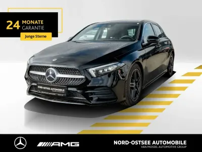 Gebraucht Mercedes A180 AMG line 136 PS (100 kW) 2022 Schwarz Limousine