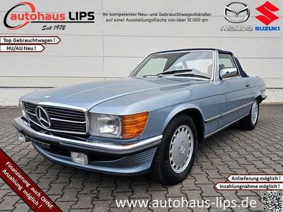 Gebraucht Mercedes SL500 245 PS (180 kW) 1985 Diamantblau metallic Cabrio