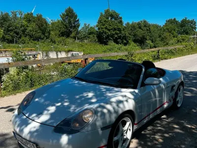 Gebraucht Porsche Boxster 220 PS (161 kW) 2001 Weiß Cabrio