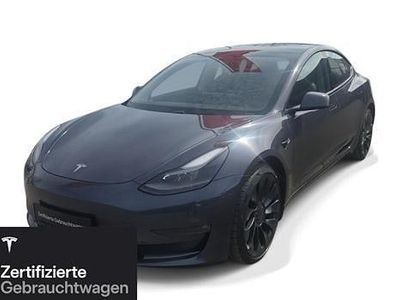 Begagnad Tesla Model 3 Performance 377 kW (513 HK) 2021 Silver Sedan