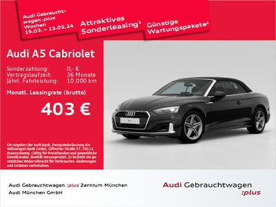 gebraucht Audi A5 Cabriolet 40 TFSI S tronic advanced Virtual/LED/Navi/SitzHzg