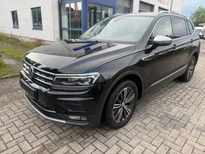 Gebraucht VW Tiguan Allspace Highline 190 PS (139 kW) 2020 Schwarz SUV
