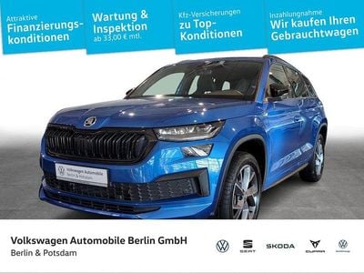Blau Gebraucht 2022 Skoda Kodiaq SportLine SUV | 35.740 € (Fairer Preis)