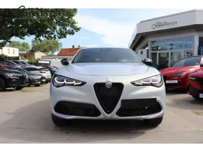 Neu Alfa Romeo Stelvio Veloce 280 PS (205 kW) 2026 Perla lunare, metallic) (weiss SUV