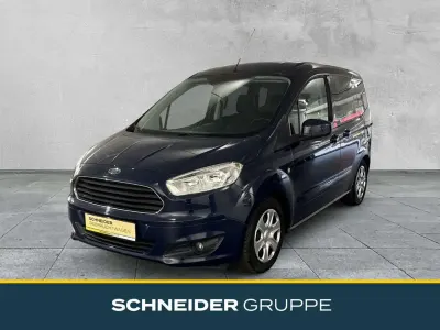 Gebraucht Ford Tourneo Courier Trend 101 PS (74 kW) 2017 Blazerblau Van / Kleinbus