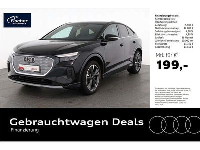 Schwarz Gebraucht 2022 Audi Q4 Sportback e-tron Sport SUV | 27.980 € (Fairer Preis)