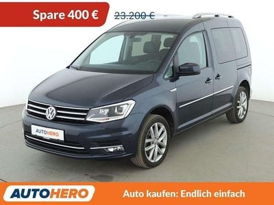 Gebraucht VW Caddy Highline 150 PS (110 kW) 2017 Blau Van / Kleinbus
