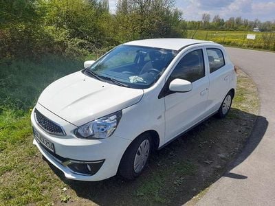 Gebraucht Mitsubishi Space Star 71 PS (52 kW) 2017 Weiß Kleinwagen
