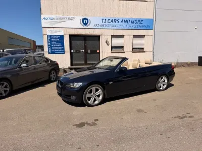 Gebraucht BMW 320 Cabriolet Sport Line 170 PS (125 kW) 2008 Blau Cabrio