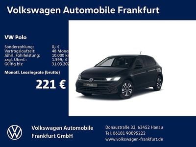 Neu VW Polo Life 95 PS (69 kW) 2026 Schwarz Kleinwagen
