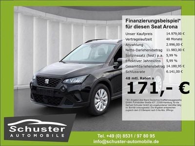 Begagnad Seat Arona Style 95 HK (69 kW) 2023 Svart SUV