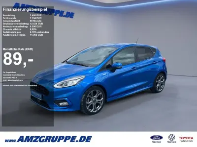 Gebraucht Ford Fiesta ST-Line 101 PS (74 kW) 2019 Dynamic blau met Kleinwagen