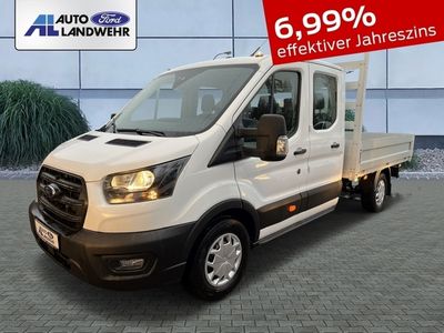 gebraucht Ford Transit Pritsche 350 L3 Doppelkabine Trend 2.0 TDCi DPF EU6d DAB Spurhalteass. Notbremsass.