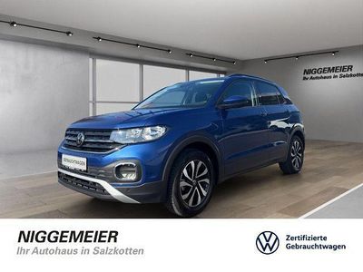 Gebraucht VW T-Cross Active 110 PS (80 kW) 2021 Reef blue metallic (metallic) SUV