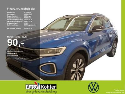 Gebraucht VW T-Roc Goal 116 PS (85 kW) 2024 Ravennablau SUV