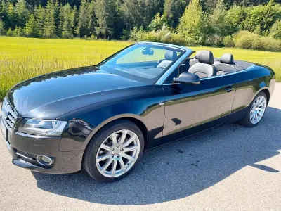 Gebraucht Audi A5 Cabriolet S-Line 180 PS (132 kW) 2011 Schwarz Cabrio
