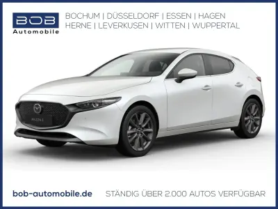 Neu Mazda 3 Exclusive 140 PS (102 kW) 2026 Satinweiß Limousine