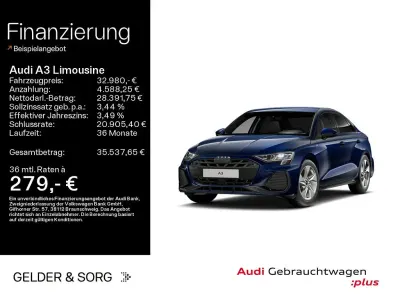 Gebraucht Audi A3 Business 150 PS (110 kW) 2025 Navarrablau metallic Limousine