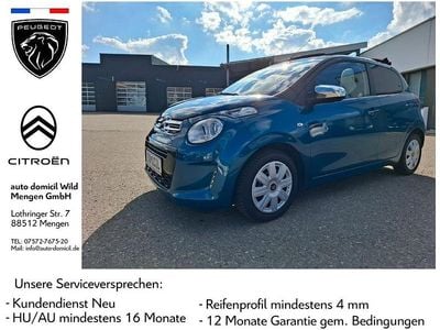 Gebraucht Citroën C1 Shine 72 PS (52 kW) 2022 Blau Kleinwagen