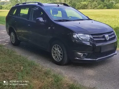 Gebraucht Dacia Logan MCV Prestige 90 PS (66 kW) 2014 Schwarz Kombi