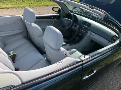 Brugt Mercedes CLK320 218 HK (160 kW) 1999 Blå Cabriolet