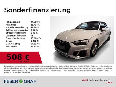 Gebraucht Audi A5 Cabriolet Ambiente 204 PS (150 kW) 2023 Gletscherweiß Cabrio