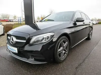 Brugt Mercedes C180 AMG 156 HK (114 kW) 2021 Sort Sedan