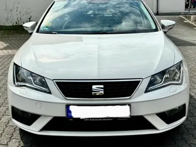 Używany Seat Leon 116 KM (85 kW) 2017 Biały Kombi