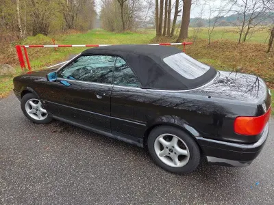Gebraucht Audi Cabriolet 116 PS (85 kW) 1995 Schwarz Cabrio